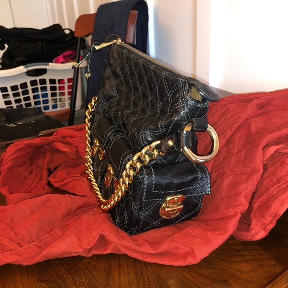 Marc Jacobs leather handbag with gold hardware - Picture 4 of 8